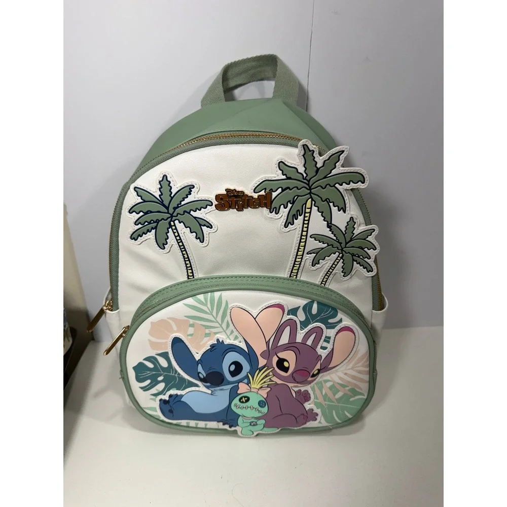 Disney‎ Lilo & Stitch Angel Scrump Tropical Mini Backpack Mint Green bioworld